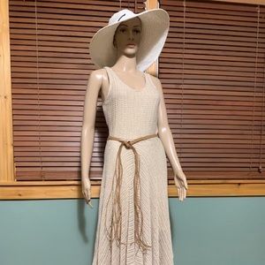 NWT. Dress summer macramé, size S, belt is not included.